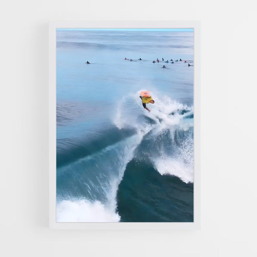 Poster Pipeline bodyboarding onde (vue 3)